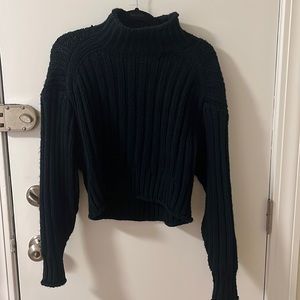 Chunky knit cable sweater